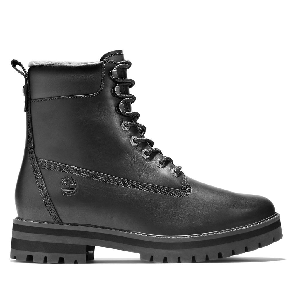 Botas de Invierno Timberland Hombre Courma Guy Waterproof Negras - Chile CVU-531627